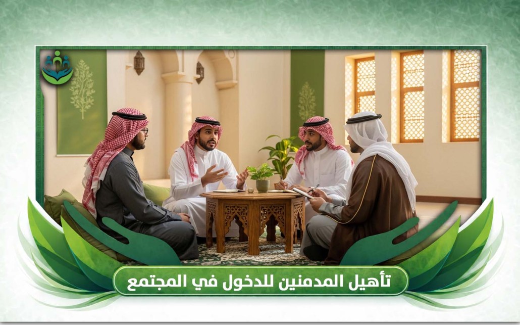 تأهيل المدمنين للدخول في المجتمع