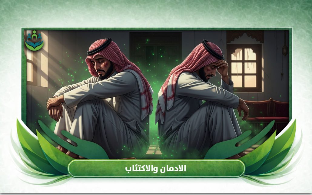 الادمان والاكتئاب